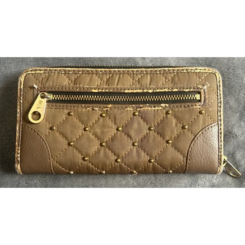 🤎 Juicy Couture Quilted Wallet with Studs